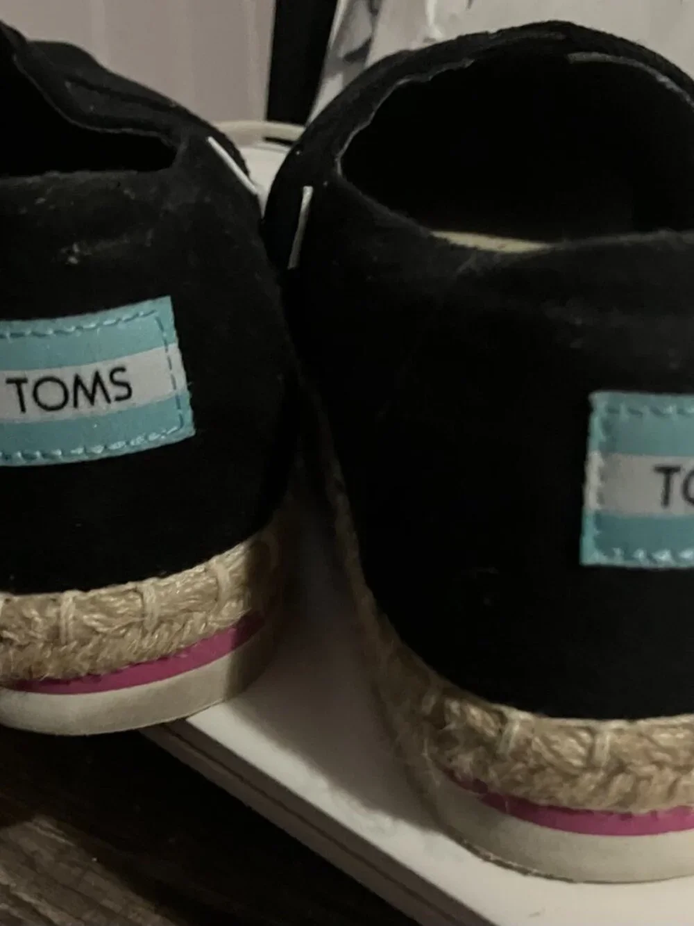 TOMS Women's Alpargata Platform Rope Shoes--Size 8.5